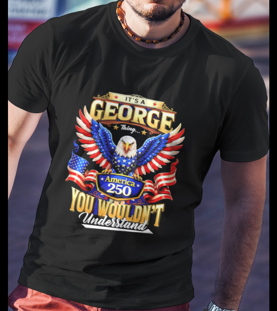 George America 250th Anniversary Bald Eagle You Wouldn't Understand T-Shirt