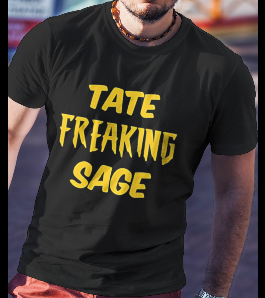 Iowa Hawkeyes NCAA Basketball Elite Eight Tate Freaking Sage T-Shirt