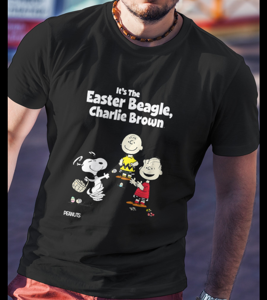 It's The Easter Beagle Charlie Brown Peanuts Snoopy Woodstock T-Shirt