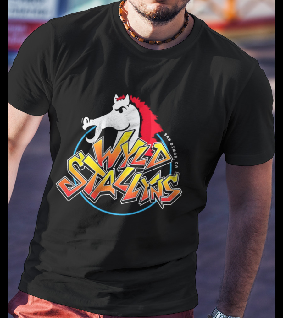Wyld Stallyns Horse Emblem San Dimas CA T-Shirt