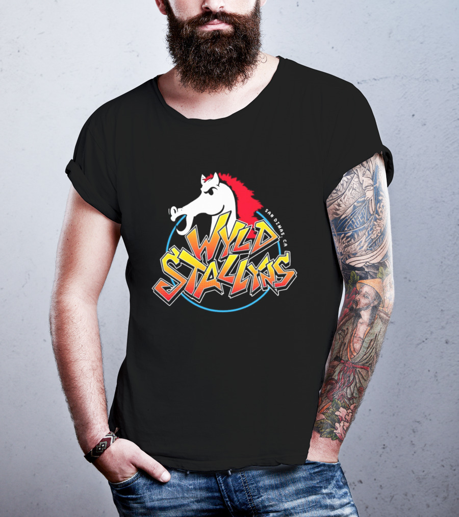 Wyld Stallyns Horse Emblem San Dimas CA T-Shirt
