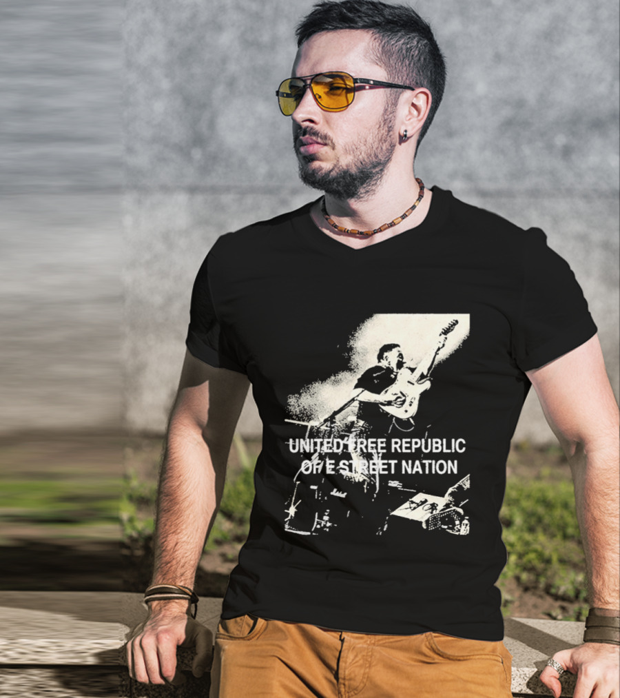 Bruce Springsteen 2026 Land Of Hope And Dreams American Tour United Free Republic One Street Nation T-Shirt