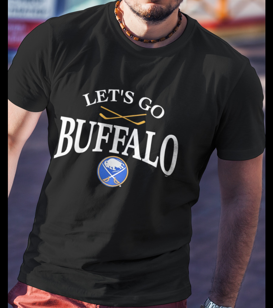 Let's Go Buffalo Sabres Royal Cross Town T-Shirt