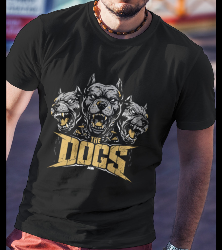 The Dogs Beware Of Dogs Three Headed Canine Warning T-Shirt