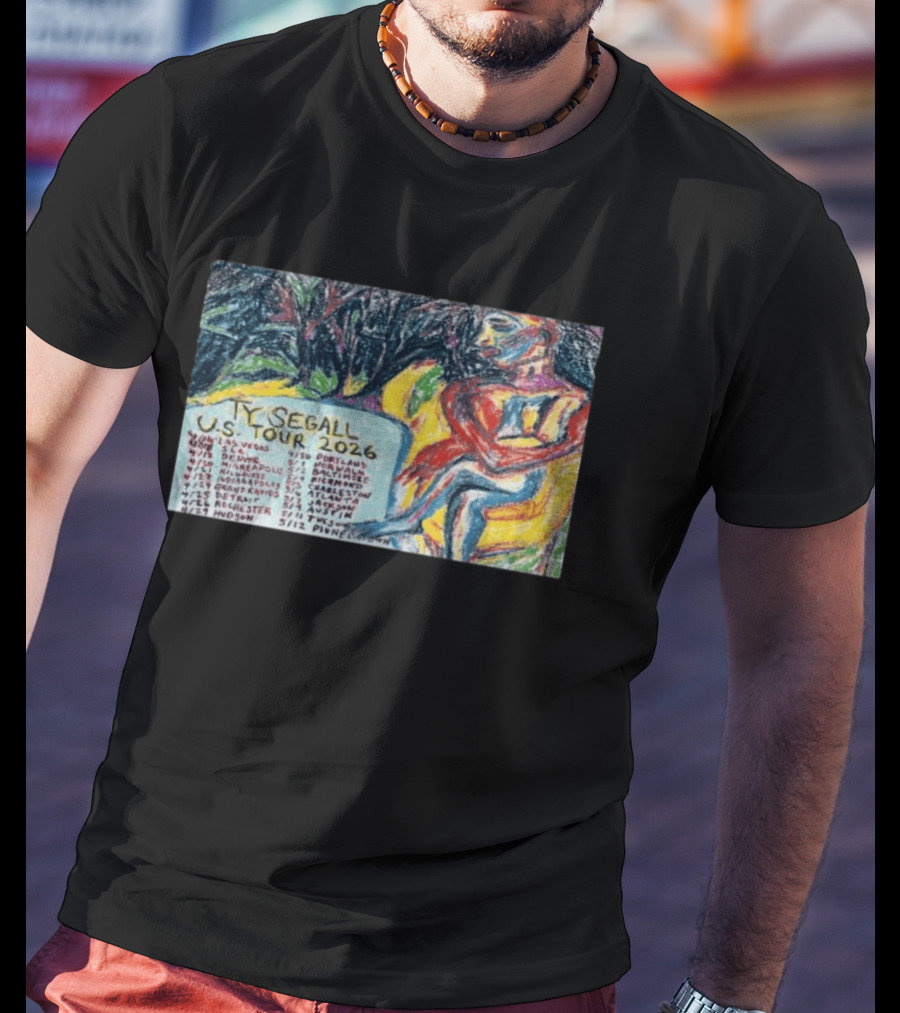 Ty Segall US Tour 2026 Dates And Colorful Artistic T-Shirt