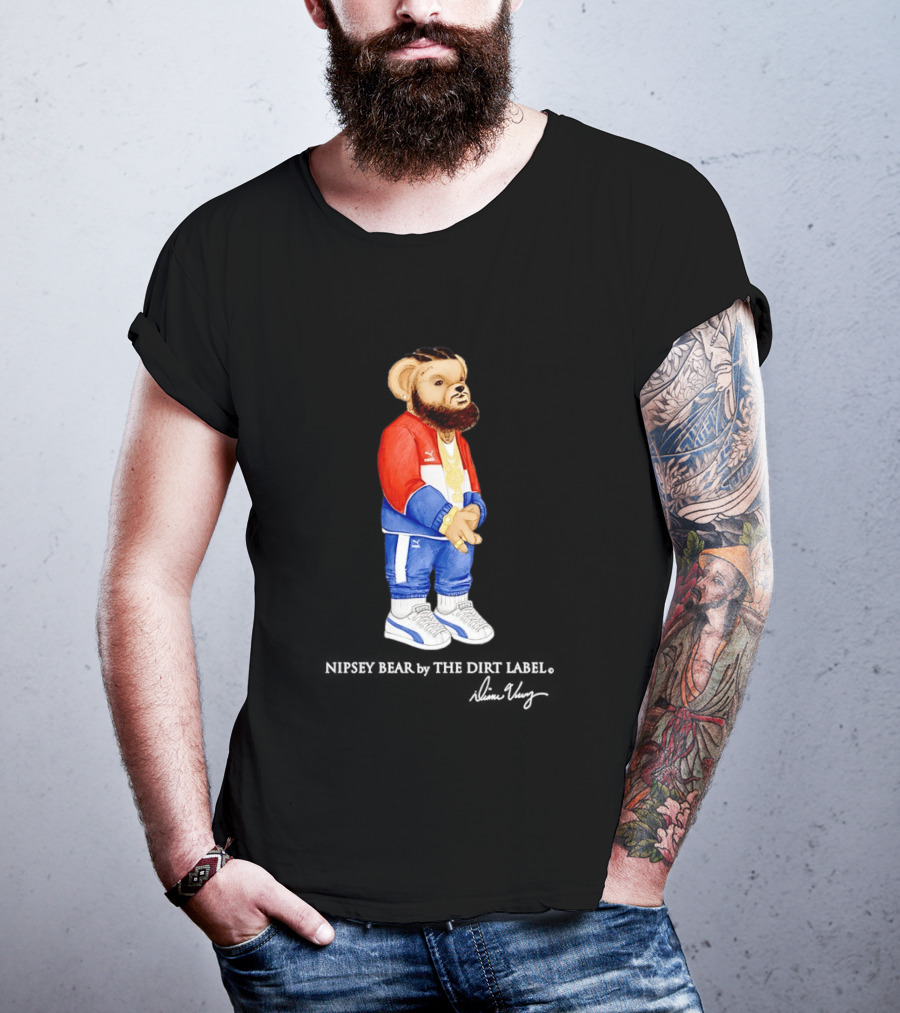 Nipsey Bear Puma Tracksuit By The Dirt Label T-Shirt