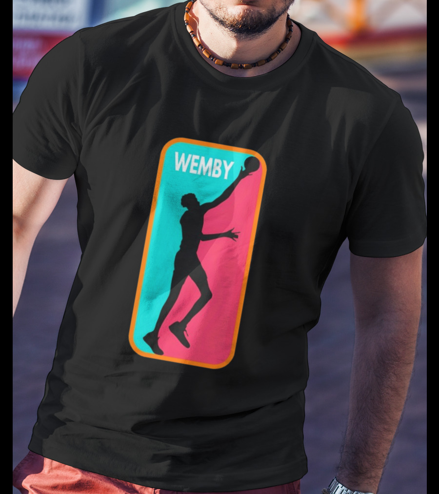 Victor Wembanyama Wemby Silhouette San Antonio Spurs NBA Basketball T-Shirt