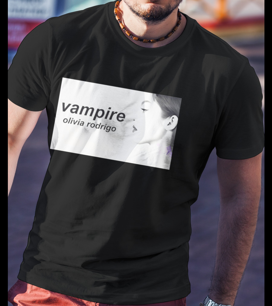 Vampire Olivia Rodrigo Pop Rock Side Profile T-Shirt