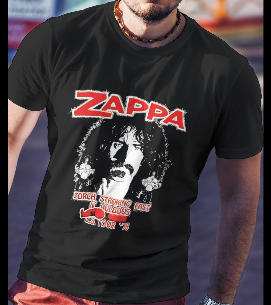 Zappa Zorch Stroking Fast N' Bulbous US Tour 78 T-Shirt