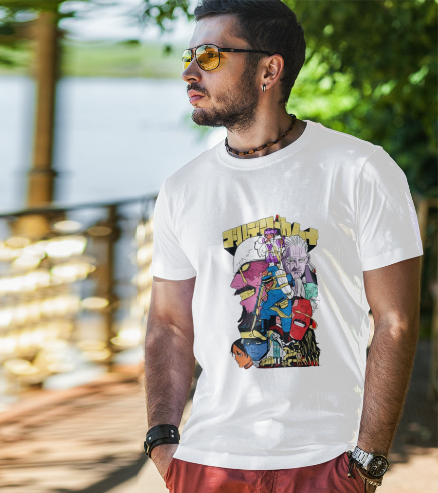 Golden Kamuy Manga Characters Collage T-Shirt