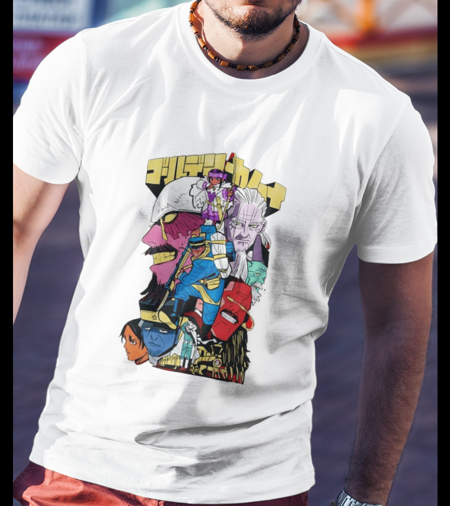 Golden Kamuy Manga Characters Collage T-Shirt