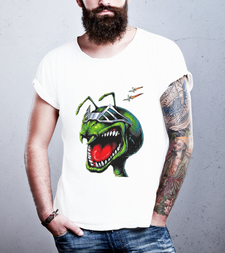 Hellstar Anthony Edwards Ant Man Alien Creature With Sunglasses And Spacecrafts T-Shirt