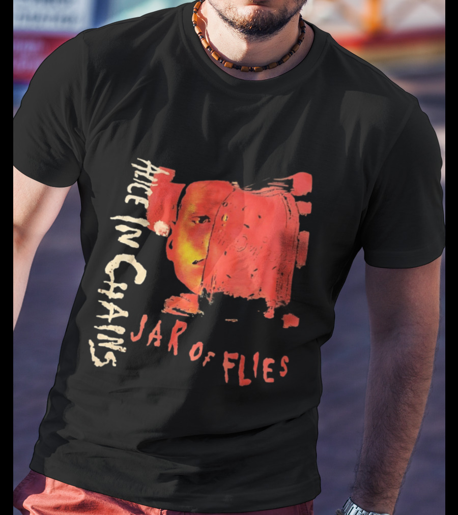 Alice In Chains Jar Of Flies Album Art Face T-Shirt