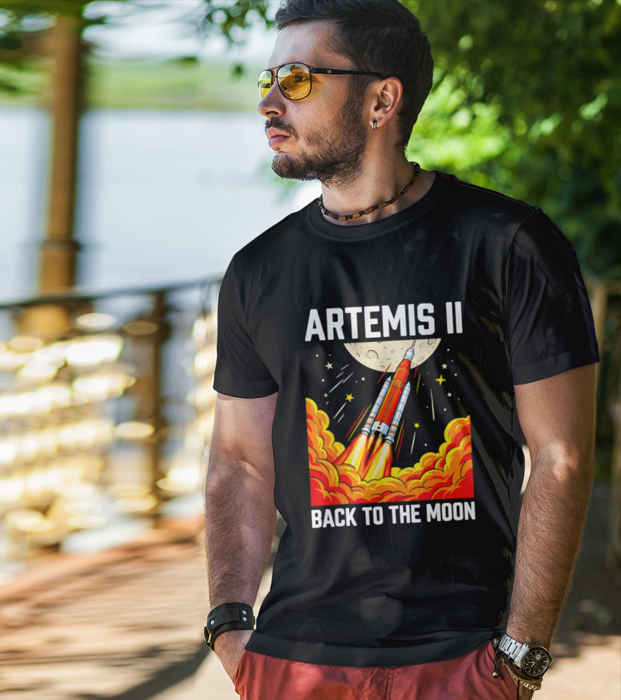 Artemis II Moon Mission Rocket Launch Back To The Moon T-Shirt
