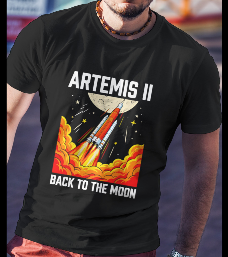 Artemis II Moon Mission Rocket Launch Back To The Moon T-Shirt