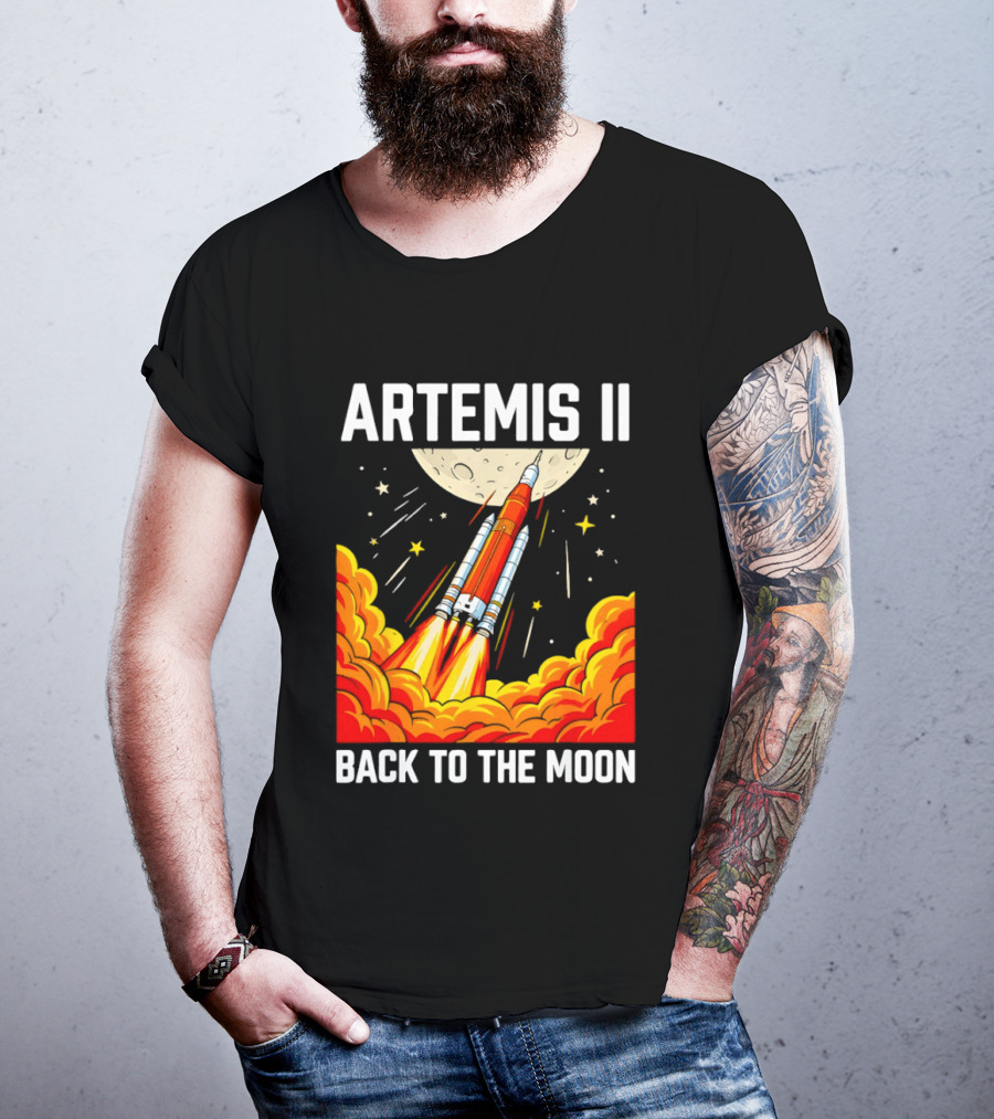 Artemis II Moon Mission Rocket Launch Back To The Moon T-Shirt
