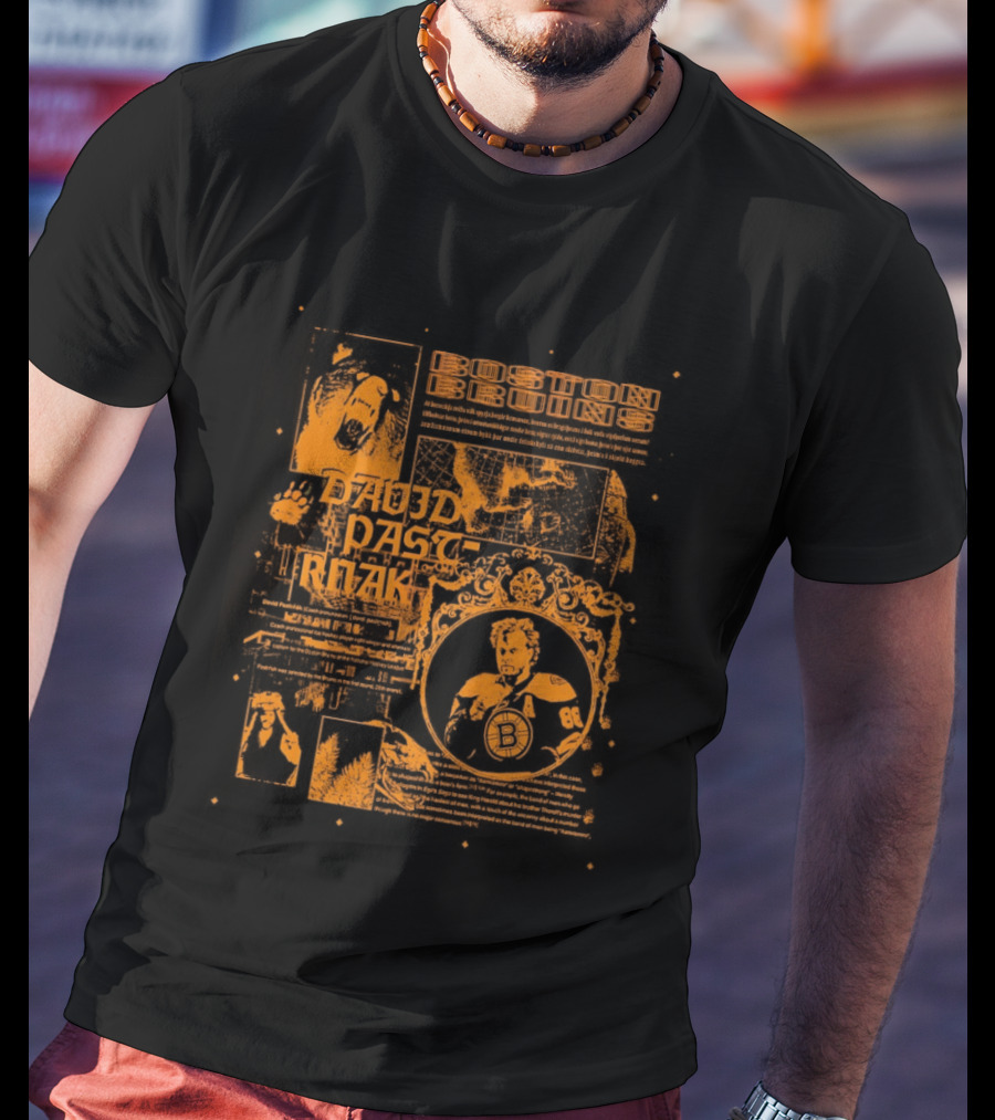 Boston Bruins David Pastrnak NHL Player 88 T-Shirt