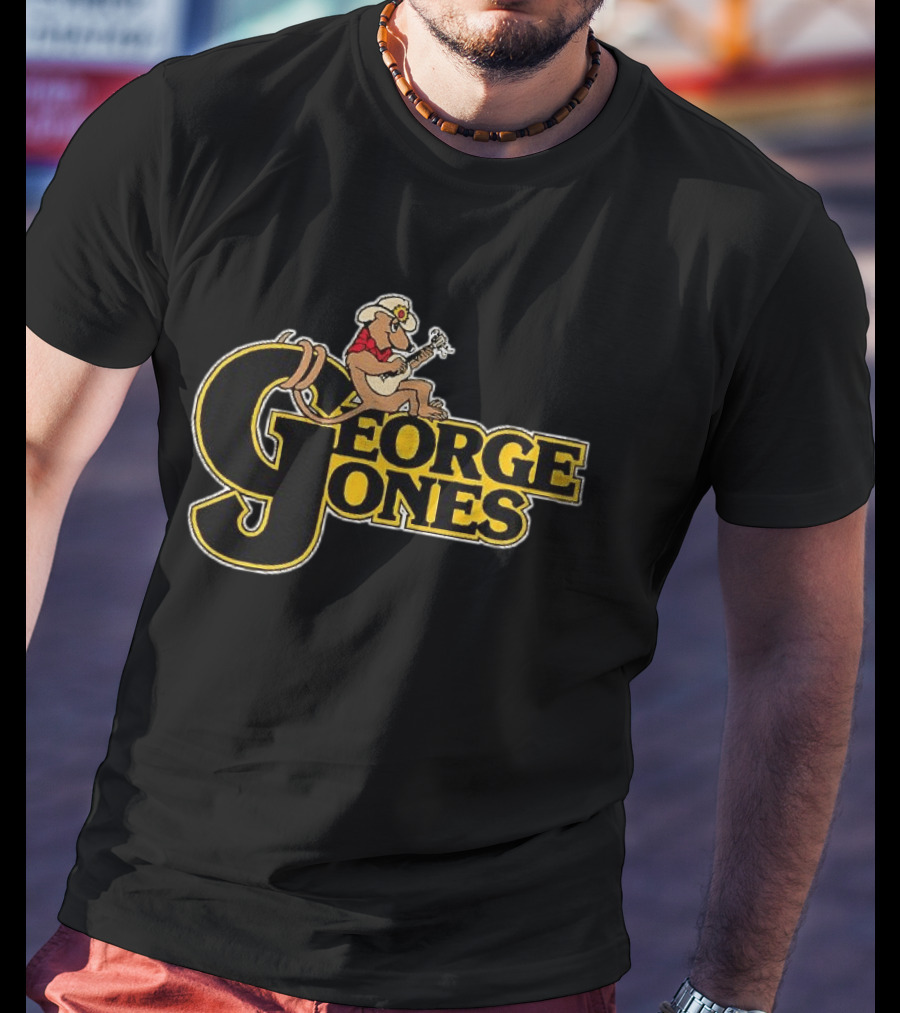 George Jones Possum Playing Guitar T-Shirt
