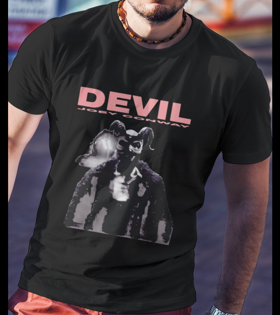 Devil Joey Conway Photographic Evidence Mysterious Horned Figure T-Shirt