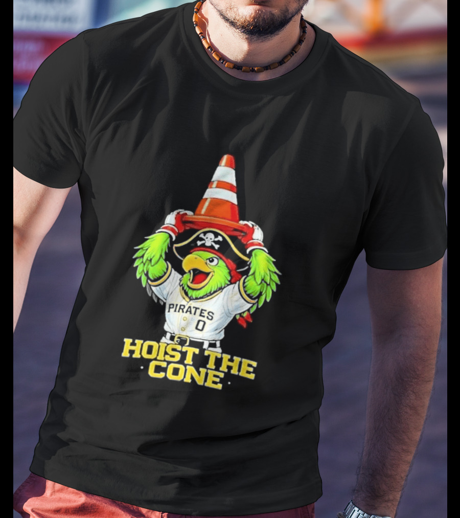 Pirate Parrot Hoist The Cone Pittsburgh Pirates Baseball 2026 T-Shirt