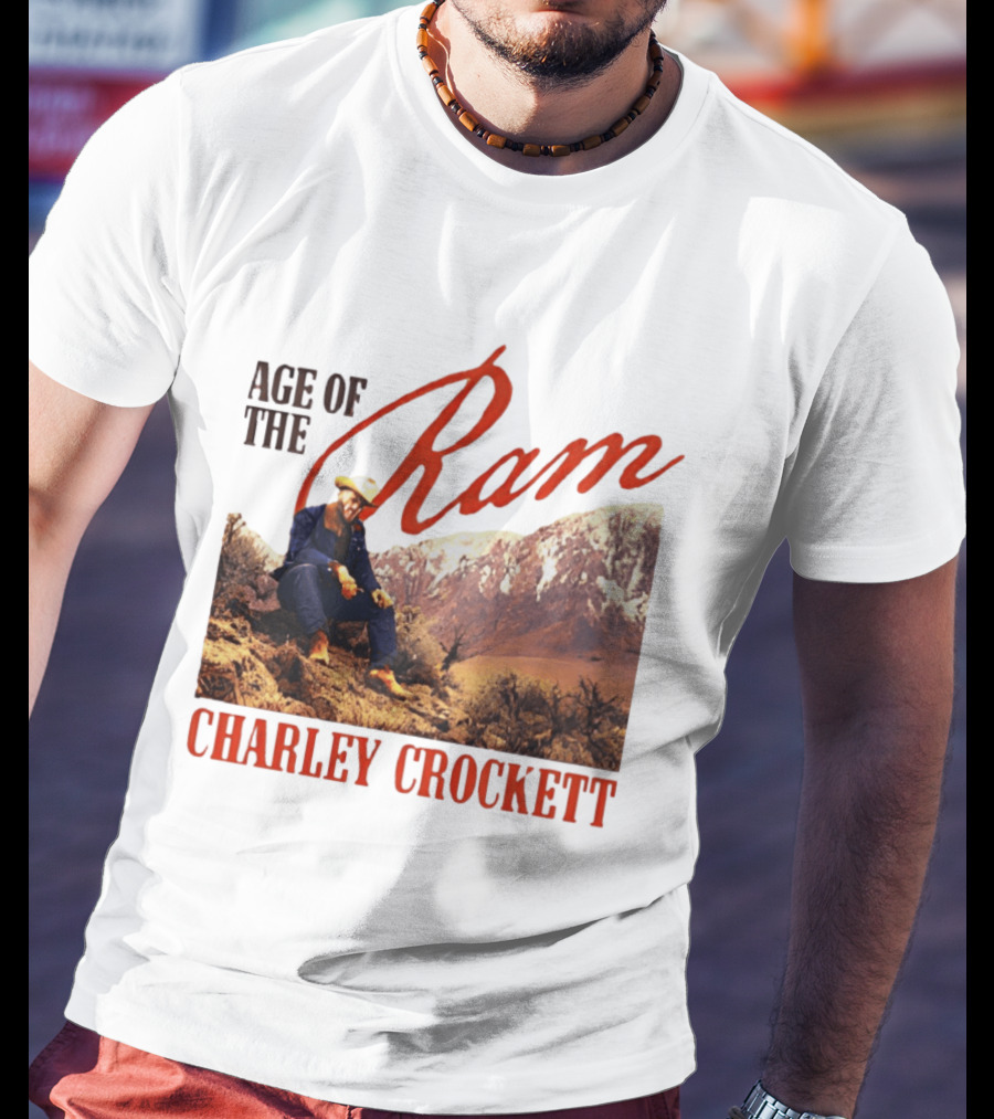 Age Of The Ram Western Style Charley Crockett Adventure T-Shirt