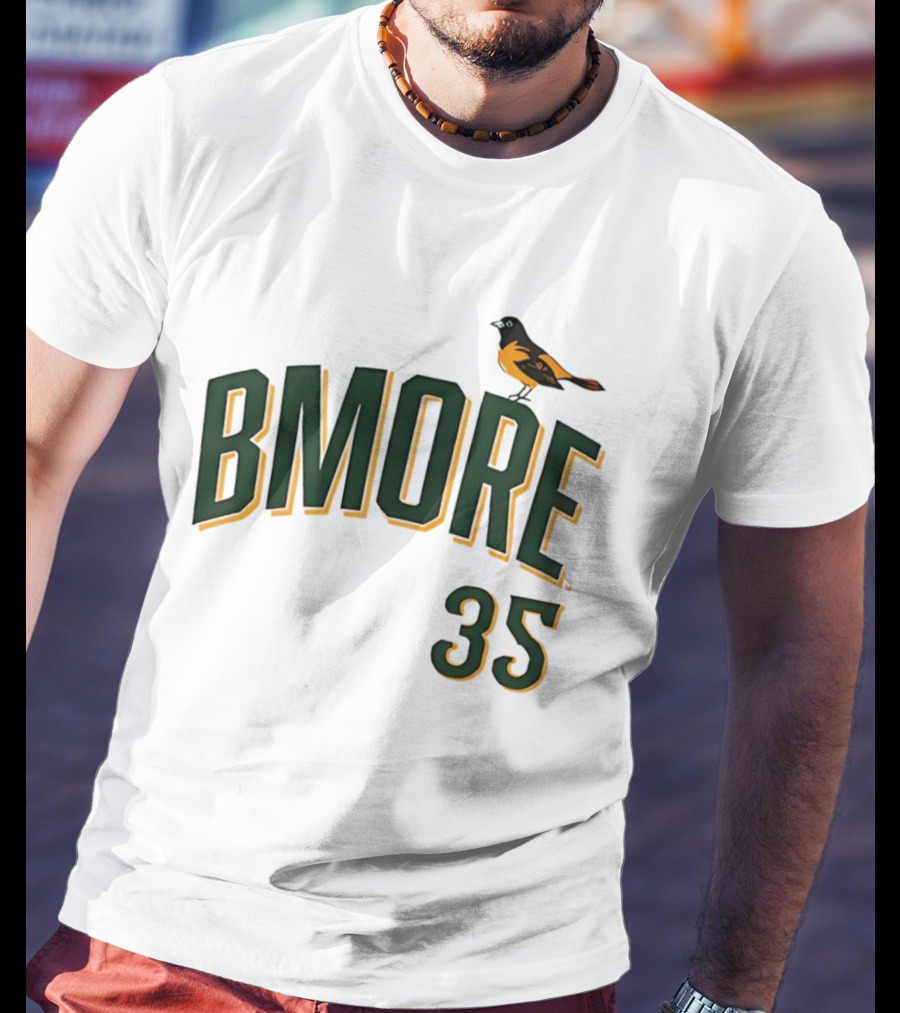 Baltimore Orioles Bmore 35 City Connect Bird T-Shirt