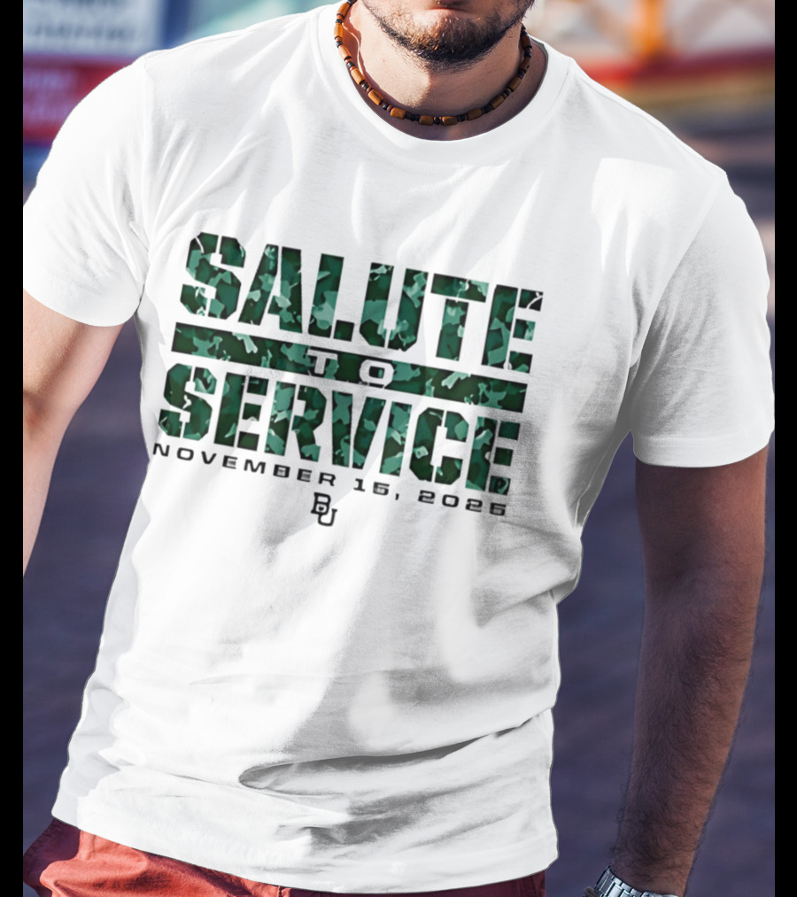 Baylor Bears Salute To Service November 18 2023 BU T-Shirt
