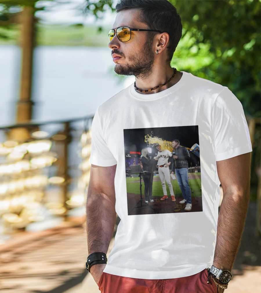 Daniel Susac Interview Oracle Park San Francisco Giants Celebration Moment T-Shirt