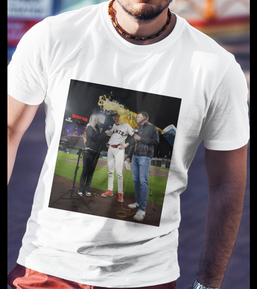 Daniel Susac Interview Oracle Park San Francisco Giants Celebration Moment T-Shirt