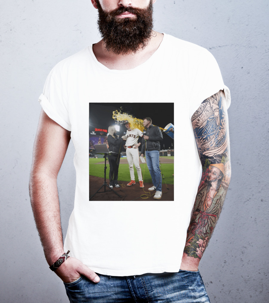 Daniel Susac Interview Oracle Park San Francisco Giants Celebration Moment T-Shirt