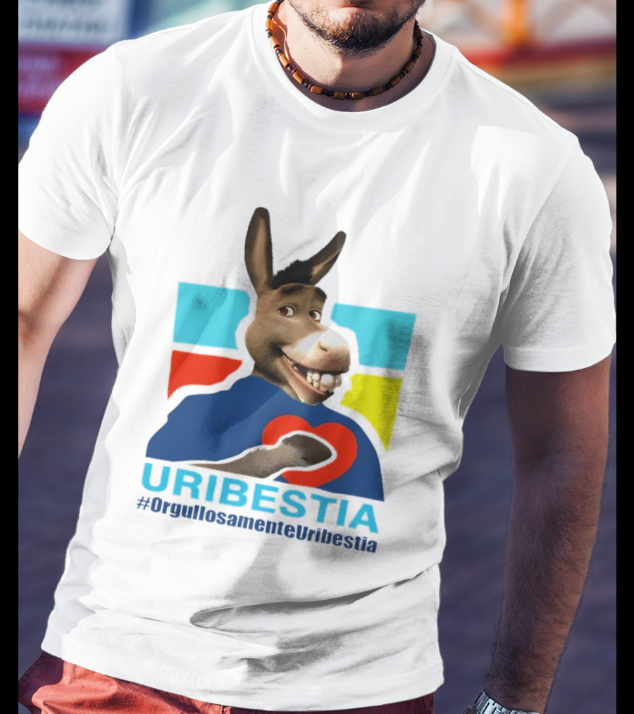 Donkey From Shrek Uribestia OrgullosamenteUribestia Hashtag T-Shirt