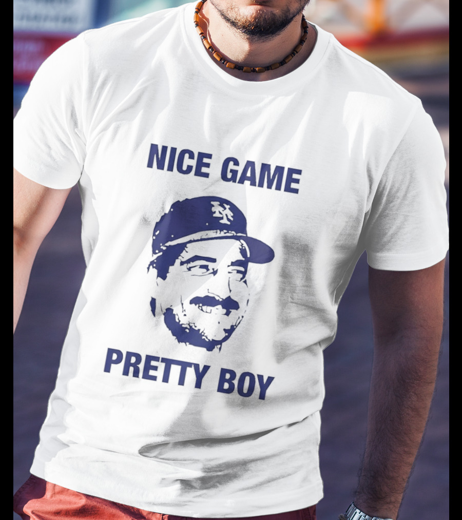 Nice Game Pretty Boy Keith Hernandez New York Mets Villain Line T-Shirt