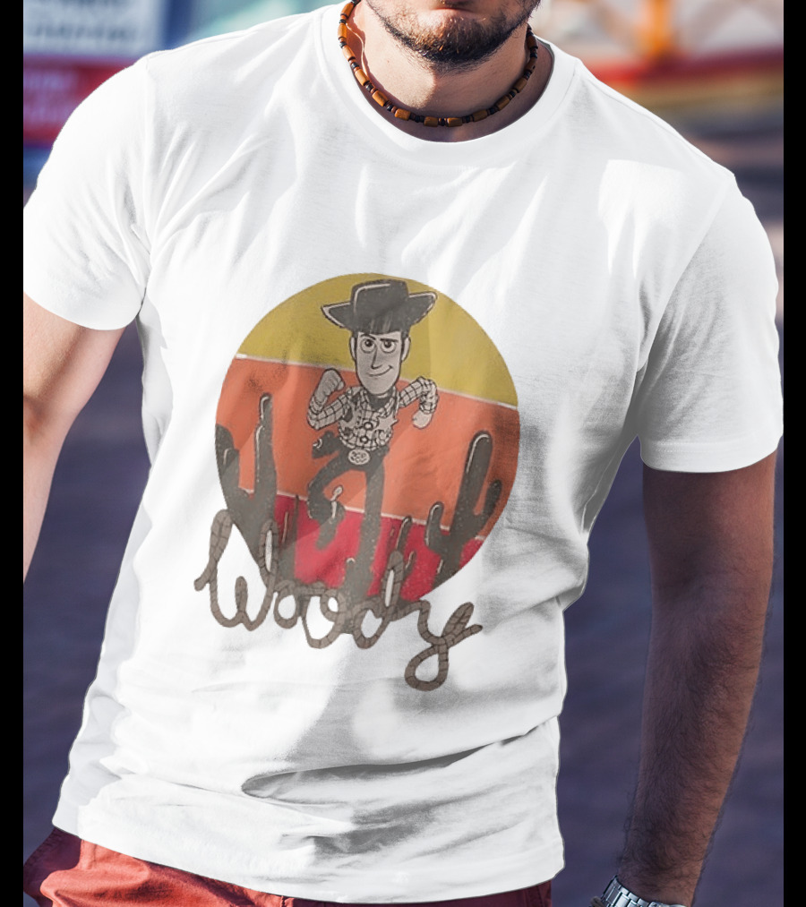 Woody Desert Cactus Scene Toy Story T-Shirt