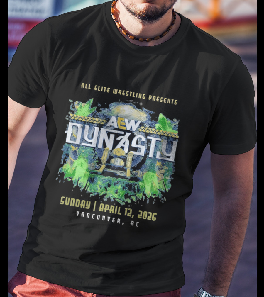 All Elite Wrestling AEW Dynasty 2026 Event April 12 Wembley London T-Shirt