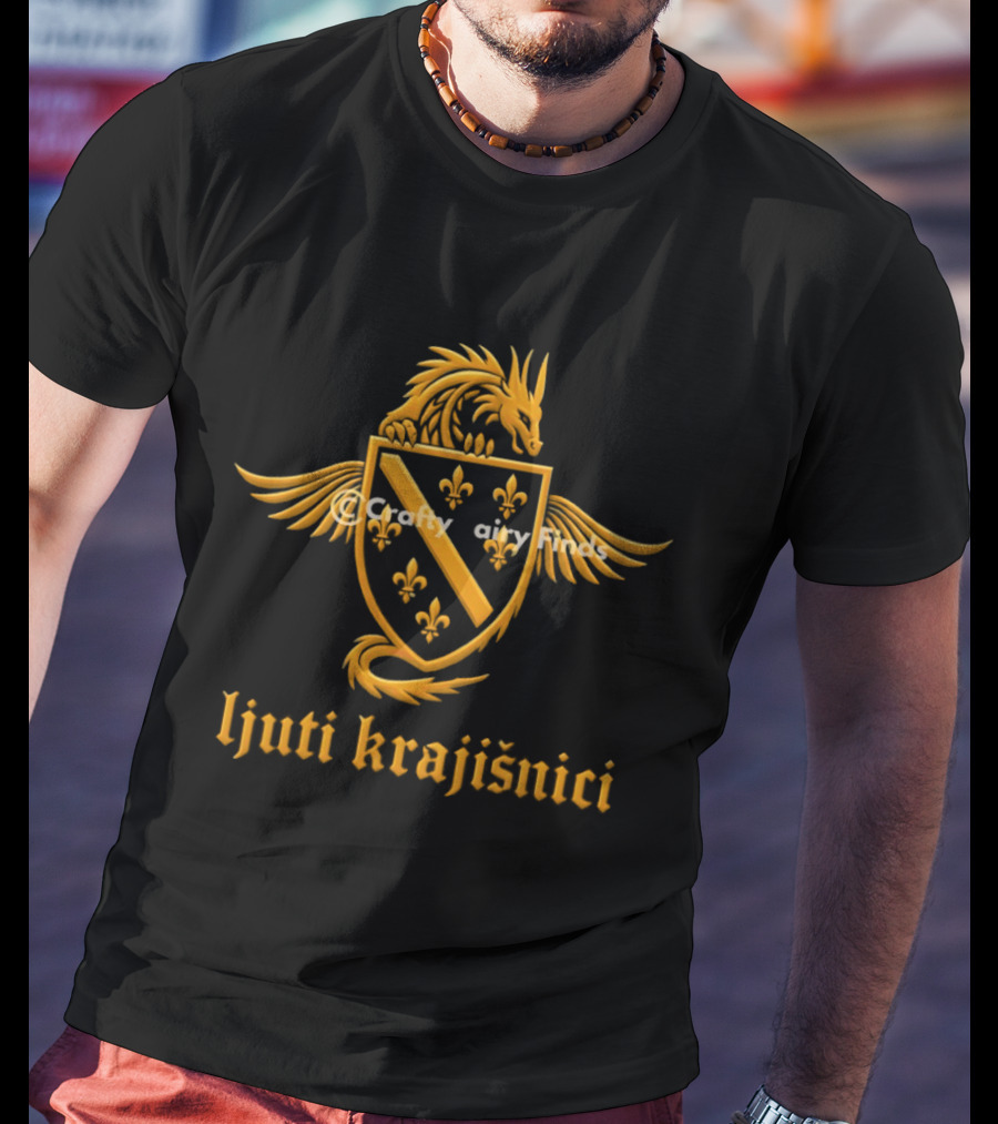 Ljuti Krajisnici Bosnia Dragon World Cup 2026 Soccer Iconic Crest T-Shirt