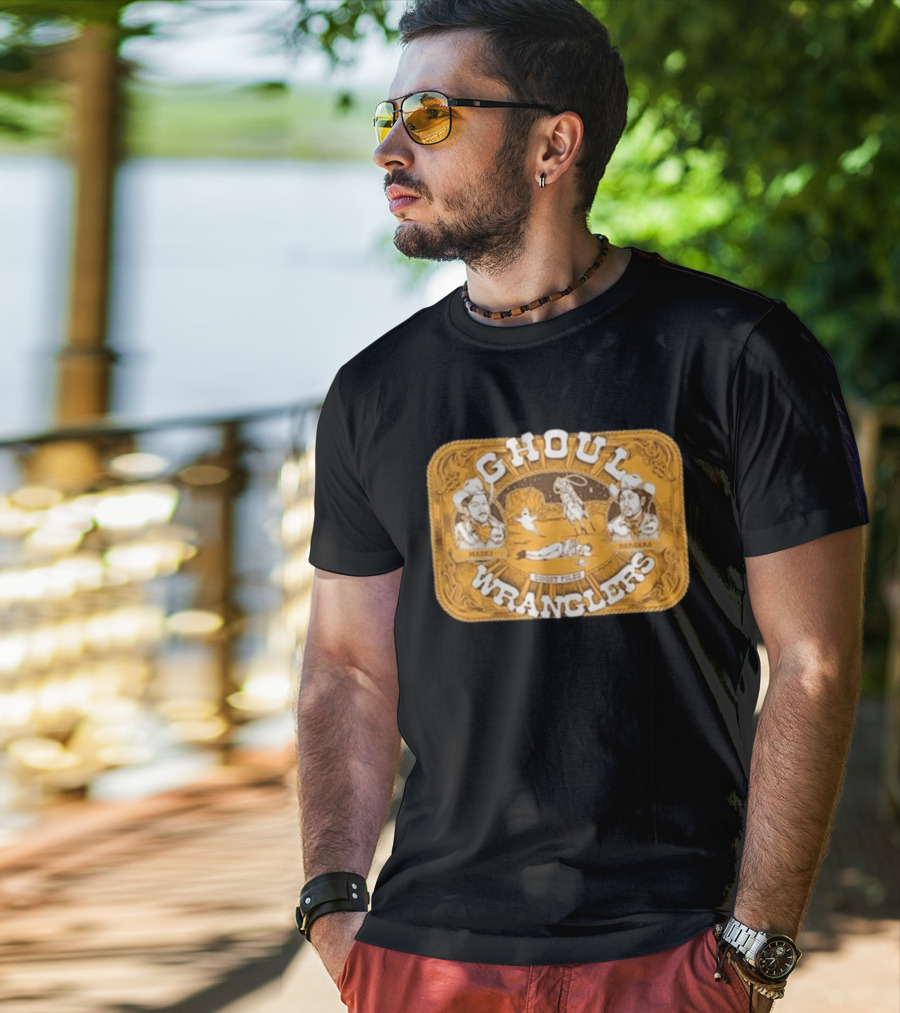Ghost Files Ghoul Wranglers Madej Bergara Cowboy T-Shirt