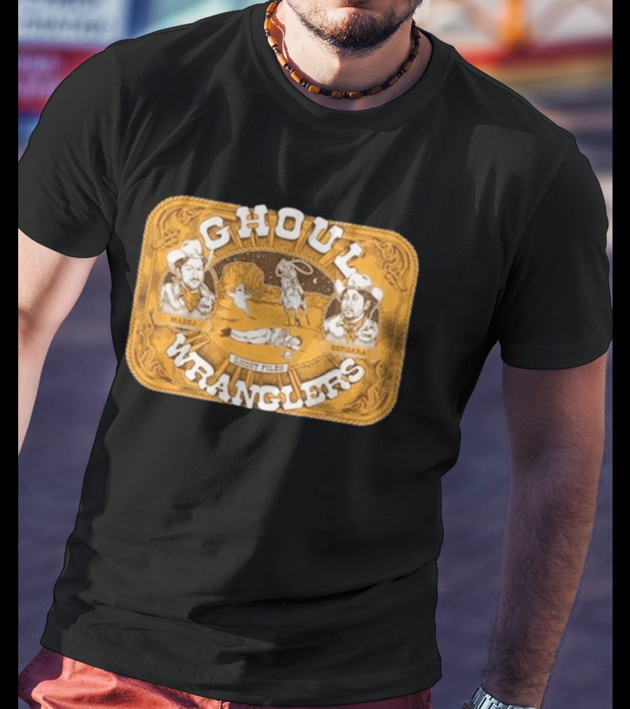 Ghost Files Ghoul Wranglers Madej Bergara Cowboy T-Shirt