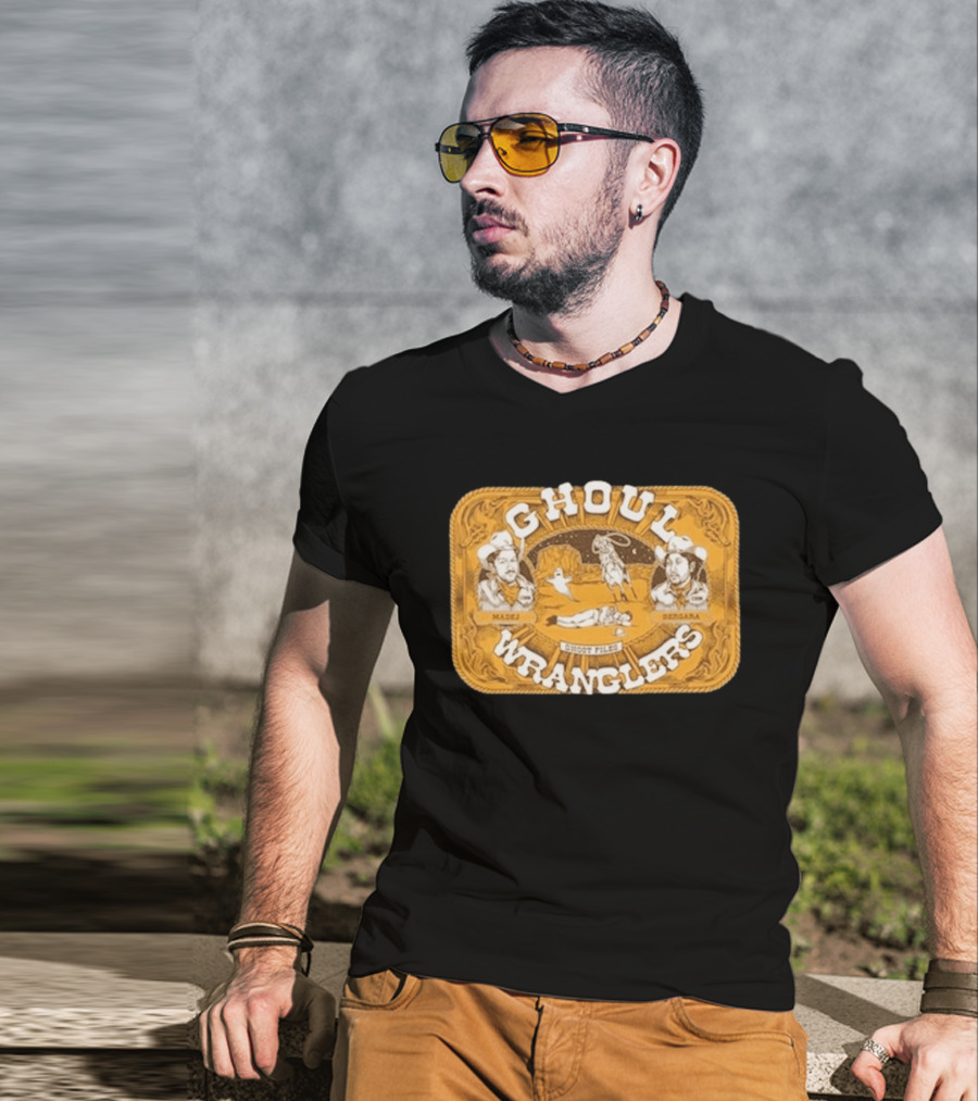 Ghost Files Ghoul Wranglers Madej Bergara Cowboy T-Shirt