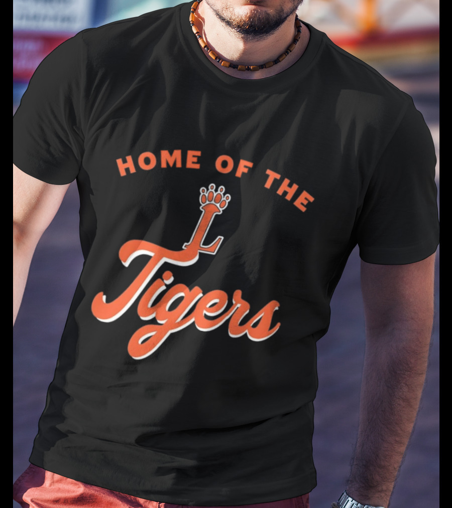 Loveland High School Home Of The Tigers Orange Crowned T-Shirt