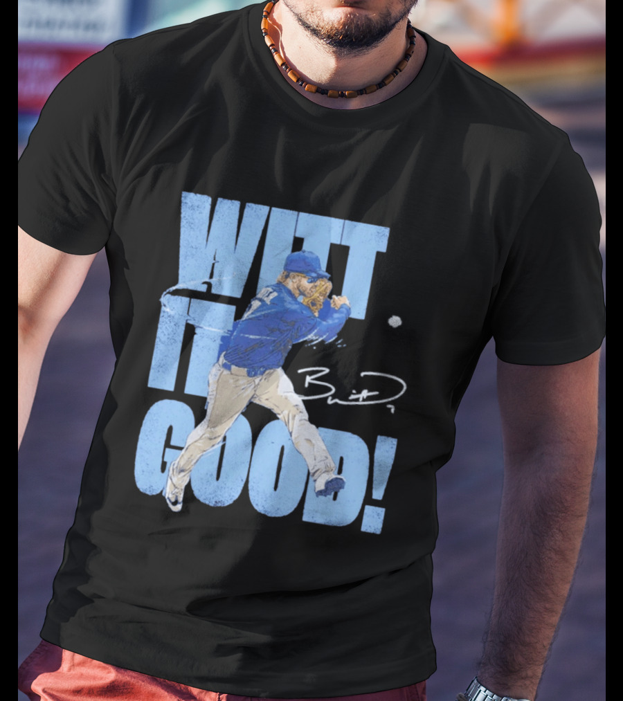 Bobby Witt Jr Kansas City Royals Witt It Good Celebrating Baseball Excellence T-Shirt