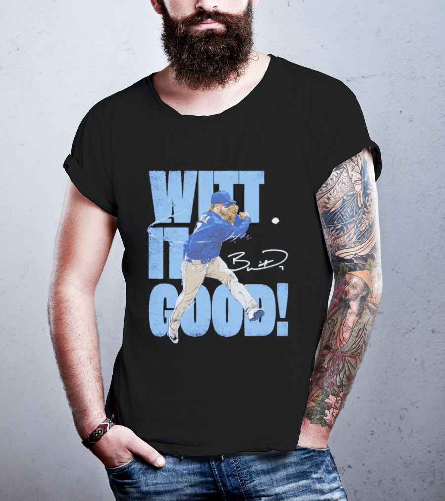 Bobby Witt Jr Kansas City Royals Witt It Good Celebrating Baseball Excellence T-Shirt