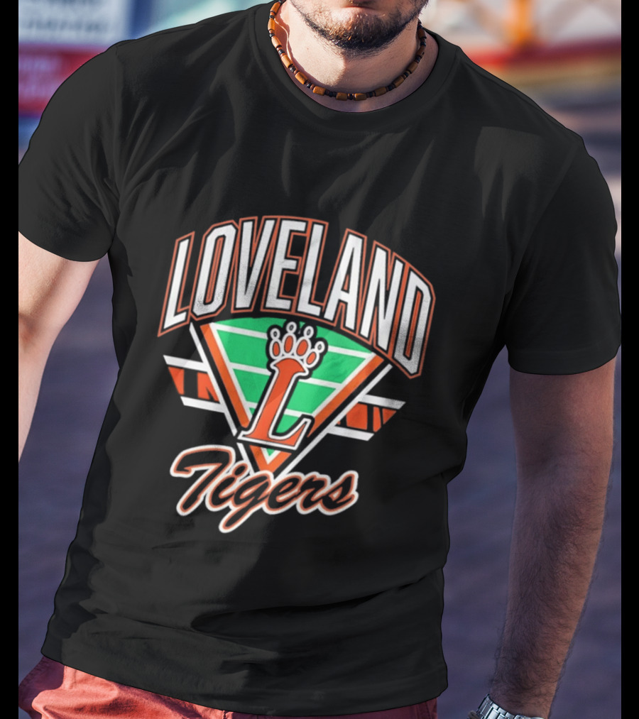 Loveland Tigers Football Gridiron Team T-Shirt