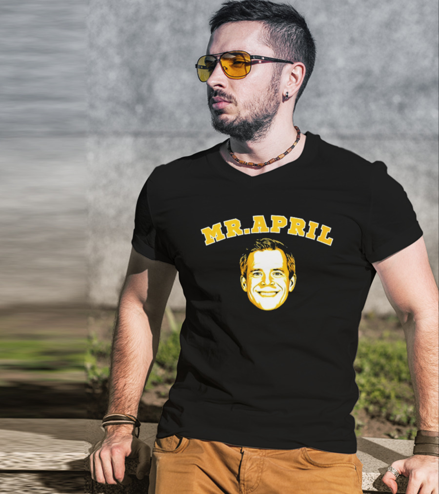Michigan Wolverines Mr. April Big Head T-Shirt