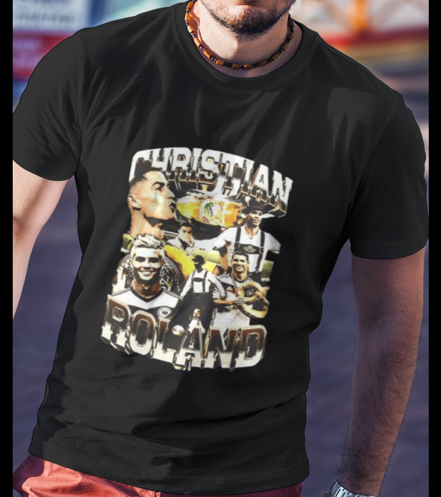 Christian Roland German Culture Beer Oktoberfest Soccer T-Shirt