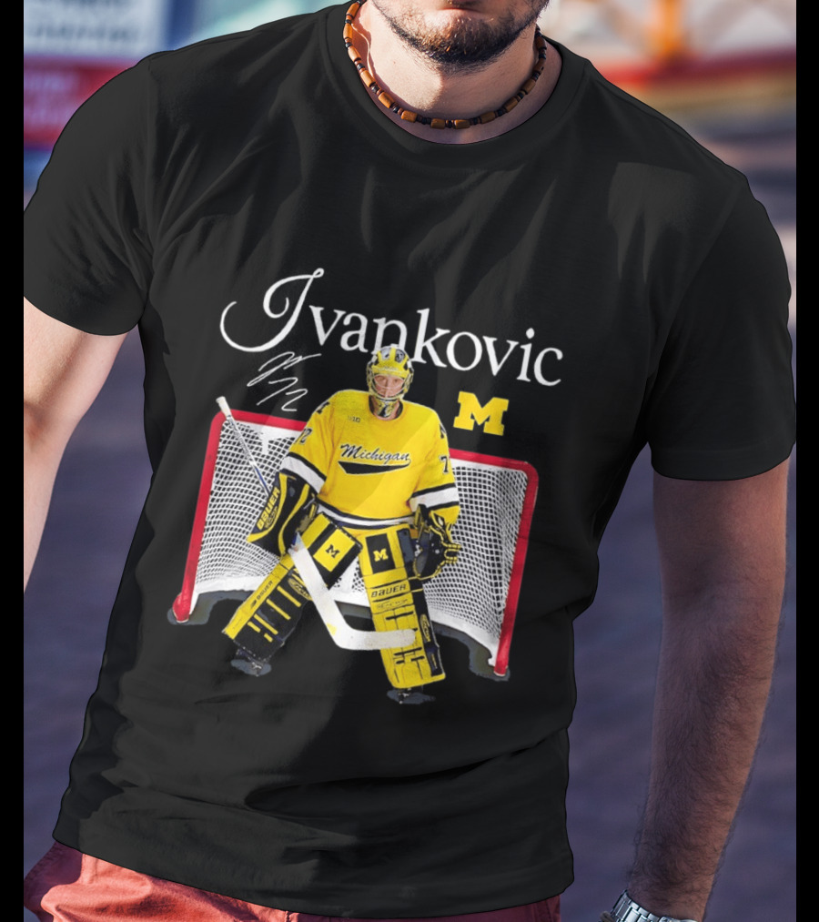 Ivankovic Michigan Wolverines Hockey 2026 T-Shirt
