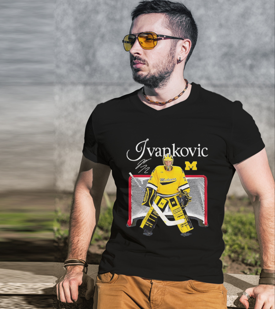 Ivankovic Michigan Wolverines Hockey 2026 T-Shirt