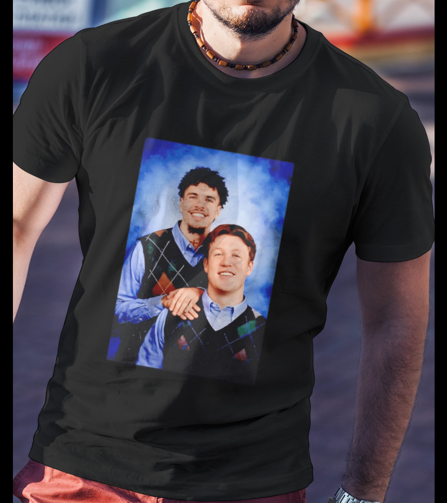 Jared Goff Amon Ra St Brown Step Brothers Detroit Lions T-Shirt