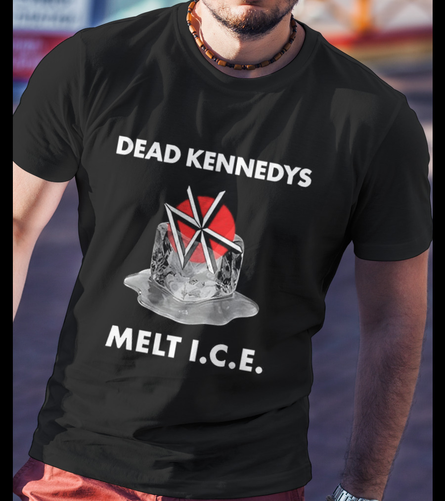 Dead Kennedys Melt I.C.E. Ice Cube Red T-Shirt