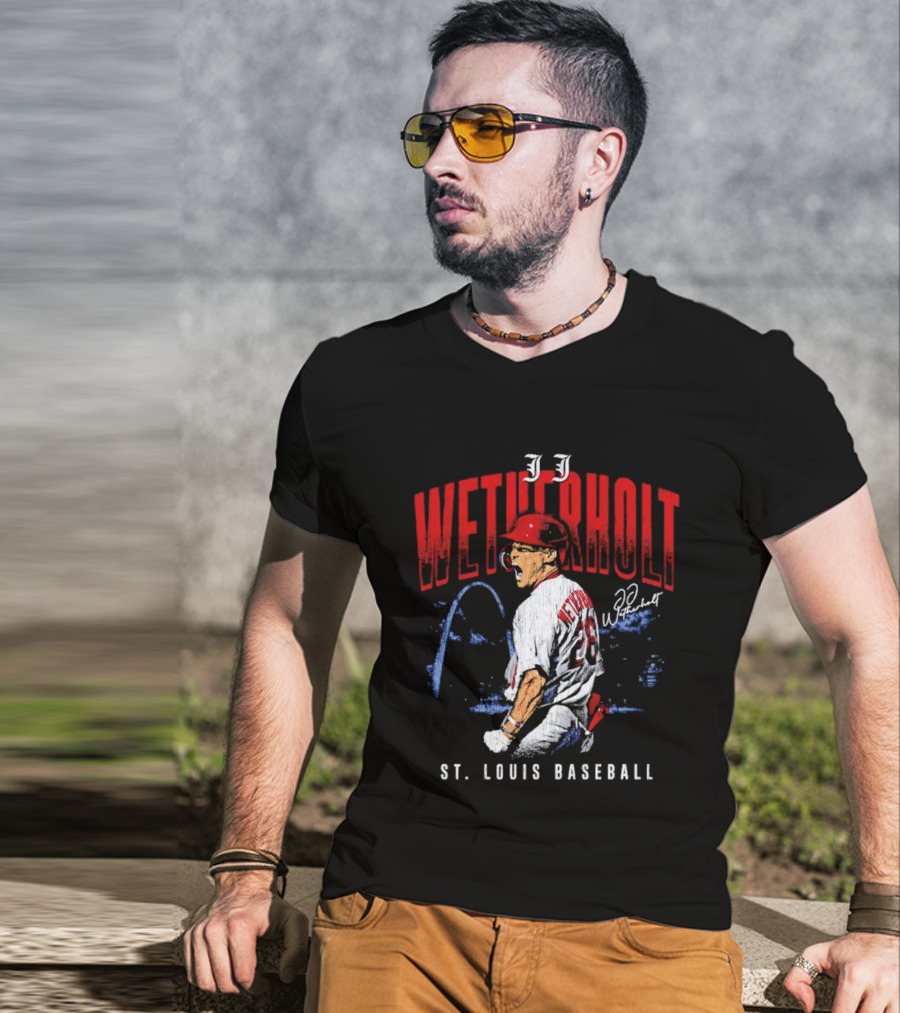 JJ Wetherholt St Louis Baseball Arch 32 T-Shirt