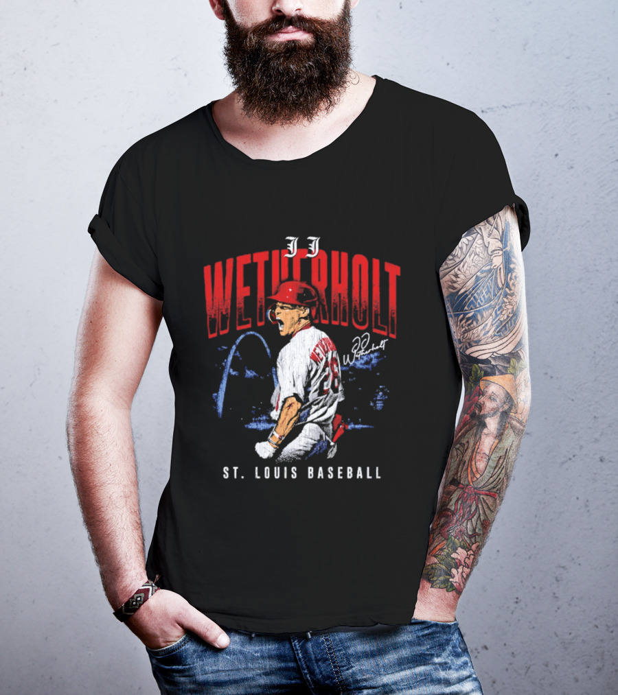 JJ Wetherholt St Louis Baseball Arch 32 T-Shirt